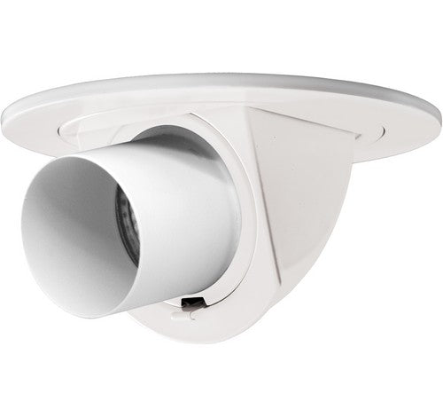 ELCO Lighting EL1487W 4" Adjustable Pull Down with Directional Snoot Trim - White Finish - Sonic Electric