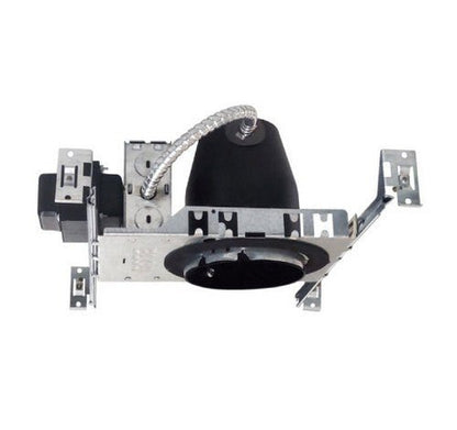 ELCO Lighting EL1499LDICA 12W 4" New Construction Housing with Magnetic Transformer - Black Finish - Sonic Electric