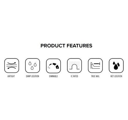 ELCO Lighting EL1499LDICA 12W 4" New Construction Housing with Magnetic Transformer - Black Finish - Sonic Electric