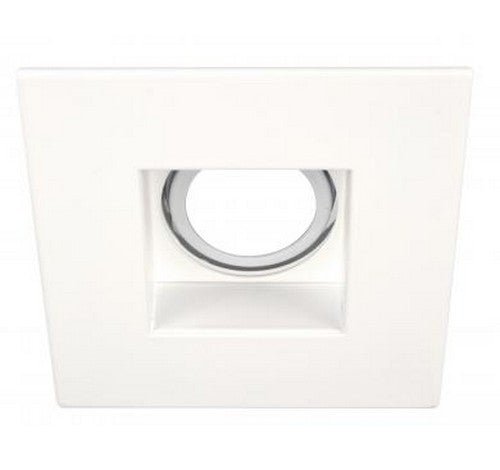 ELCO Lighting EL2482W 4" Steel Construction Square Adjustable Reflector Trim - White Finish - Sonic Electric