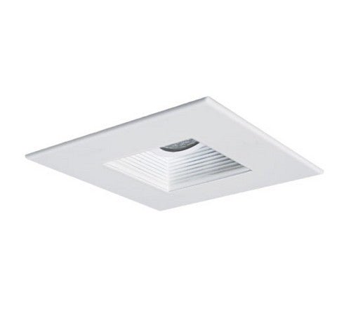 ELCO Lighting EL2483W 4" Steel Construction Square Adjustable Baffle Trim - White Finish - Sonic Electric