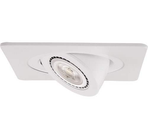 ELCO Lighting EL2488W 4" Die - Cast Adjustable with Square Trim - White Finish - Sonic Electric