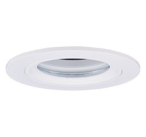 ELCO Lighting EL2613W 3 Inch Die - Cast Clear Lensed Shower Trim - White Finish - Sonic Electric