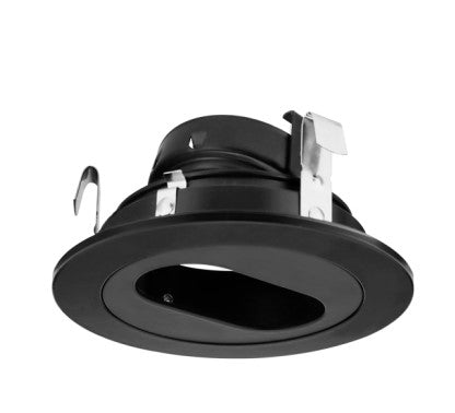 ELCO Lighting EL2620B 3 Inches Die - Cast Adjustable Slot Aperture Trim - Black Finish - Sonic Electric