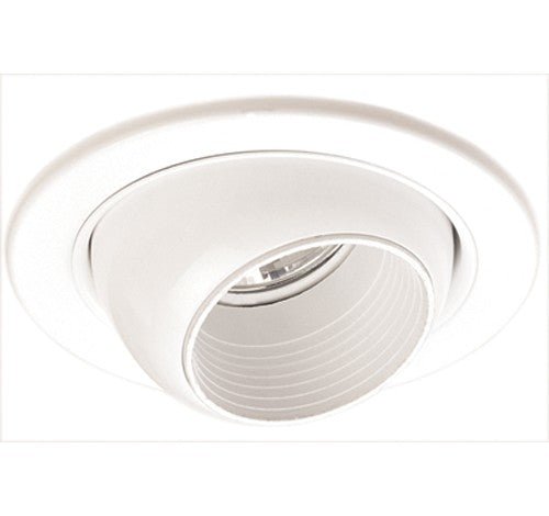 ELCO Lighting EL2698WW 3" Die - Cast Adjustable Eyeball Trim - White Finish - Sonic Electric