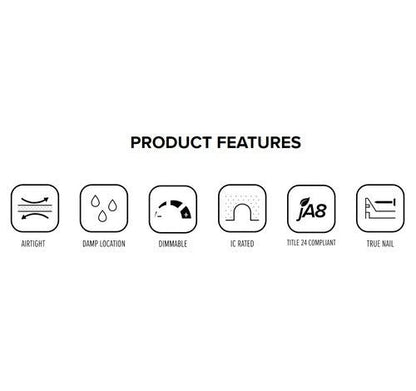ELCO Lighting EL2699ICA 3" Magnetic Low Voltage Airtight IC Housing for MR16 Bi - Pin - Sonic Electric