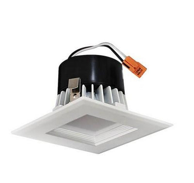 Elco Lighting EL331CT3W 9W 3" Square LED Baffle Insert Recessed Lighting Trim 3 CCT - White Finish