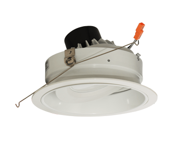 Elco Lighting EL377CT5W 6" Adjustable Phenolic Reflector LED w/PAR30 Gimbal, 15W, 1050lm, 2700K - 3000K - White Finish - Sonic Electric