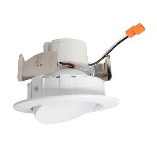 ELCO Lighting EL41430W 4" LED Insert Adjustable Gimbal Recessed Lighting Trim 3000K - White Finish - Sonic Electric