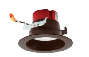 ELCO Lighting EL41535BZ 4 Inch Round LED Insert Reflector Recessed Lighting Trim 3500K - Bronze Finish - Sonic Electric