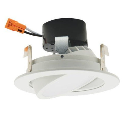 ELCO Lighting EL416CT3W 9W 4 Inch LED Adjustable Gimbal Insert 3 CCT - White Finish - Sonic Electric