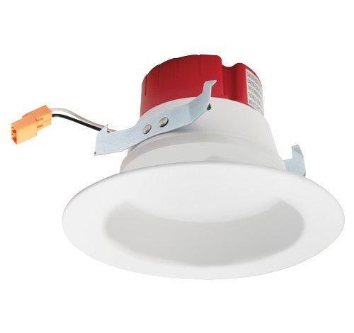 ELCO Lighting EL41730W 12W 4" Round High Lumen LED Reflector Insert 3000K 1000lm - White Finish - Sonic Electric