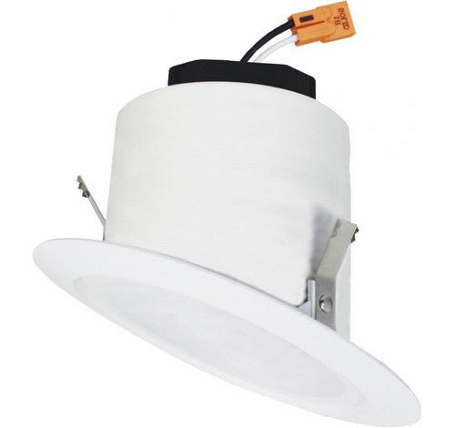 ELCO Lighting EL42530W 12W 4" Sloped Ceiling LED Reflector Insert 3000K, 900lm - White Finish - Sonic Electric