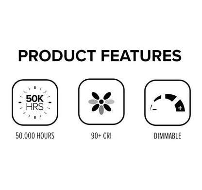 ELCO Lighting EL47627BZ 18W 6" Round LED Adjustable Phenolic Baffle with PAR38 Gimbal Insert 2700K, 1200lm - Bronze Finish - Sonic Electric