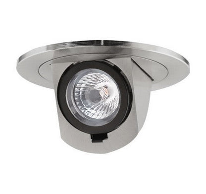 ELCO Lighting EL49730N 12.6W 4" Round LED Adjustable Pull - Down Insert 3000K - Nickel Finish - Sonic Electric