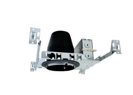ELCO Lighting EL49A 4"es New Construction Housing for 50W GU10 Base 50W, 120V - Black Finish - Sonic Electric