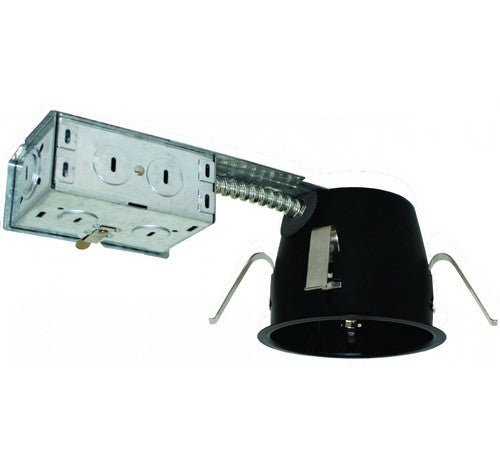 ELCO Lighting EL49LDRICAS 12W 4" GU10 LED Remodel Shallow Housing - Black Finish - Sonic Electric