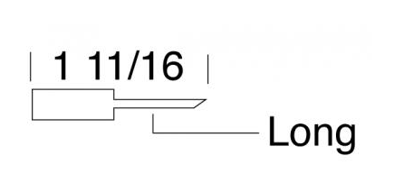 Elco Lighting EL5004A Blade A for cutting plywood or plastic, etc, Adjustable Hole Cutter Replacement Parts - Sonic Electric