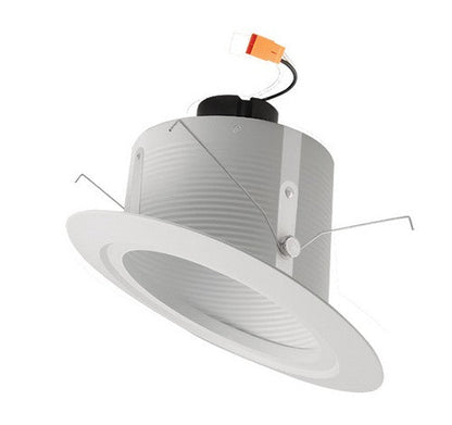 ELCO Lighting EL51127W 15W 5" Sloped Ceiling LED Baffle Inserts 2700K, 1050lm White - White Finish - Sonic Electric