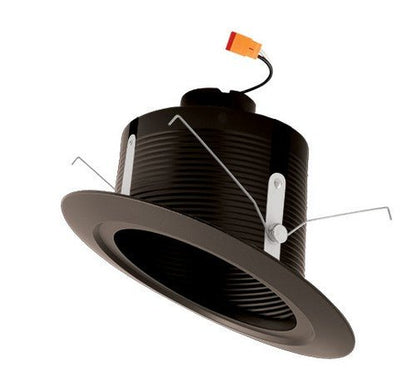 ELCO Lighting EL51130BZ 15W 5" Sloped Ceiling LED Baffle Inserts 3000K, 1050lm - Bronze Finish - Sonic Electric