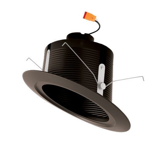 ELCO Lighting EL51130BZ 15W 5" Sloped Ceiling LED Baffle Inserts 3000K, 1050lm - Bronze Finish - Sonic Electric