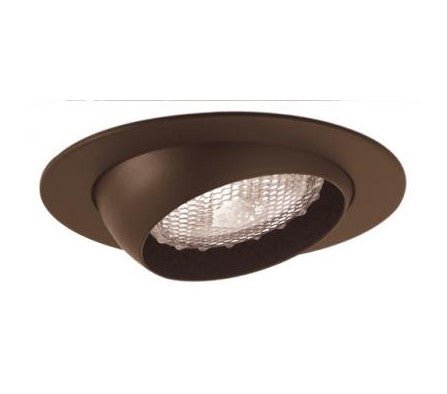 Elco Lighting EL518N 5"Eyeball with Trim Ring, 75W Max. PAR30 - Nickel Finish - Sonic Electric