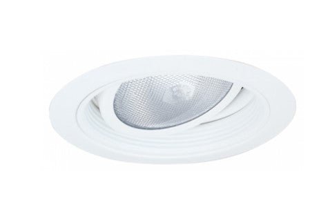 ELCO Lighting EL576W 5 Inches Adjustable Gimbal Ring with Baffle Trim - White Finish - Sonic Electric