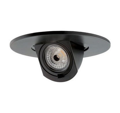 ELCO Lighting EL59727B 12.6W 5 Inch Round LED Adjustable Pull - Down Insert 2700K - Black Finish - Sonic Electric