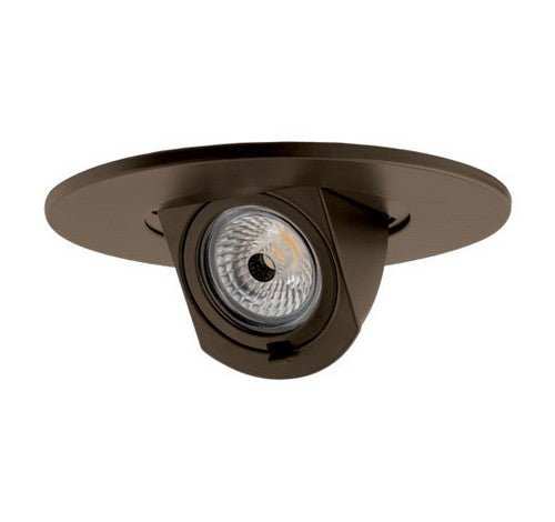 ELCO Lighting EL59730BZ 12.6W 5 Inch Round LED Adjustable Pull - Down Insert 3000K - Bronze Finish - Sonic Electric
