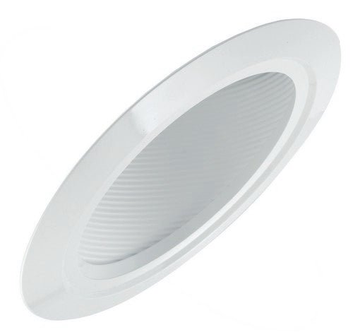 ELCO Lighting EL602W 6" Super Sloped Baffle Trim - White Finish - Sonic Electric