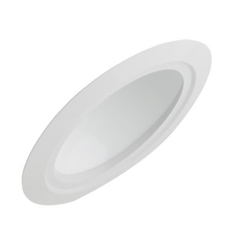 ELCO Lighting EL608W 6" Super Sloped Reflector with PAR38 Gimbal Trim - White Finish - Sonic Electric