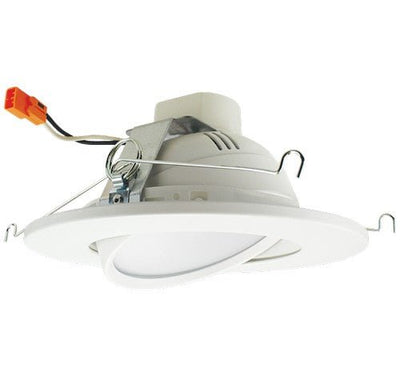ELCO Lighting EL61330W 17W 6" Adjustable LED Gimbal Insert Recessed Lighting Trim 3000K - White Finish