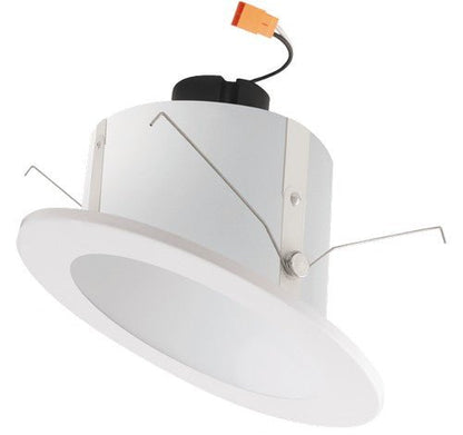 ELCO Lighting EL71530W 15W 6" Sloped Ceiling LED Reflector Inserts 3000K, 1050lm - White Finish - Sonic Electric