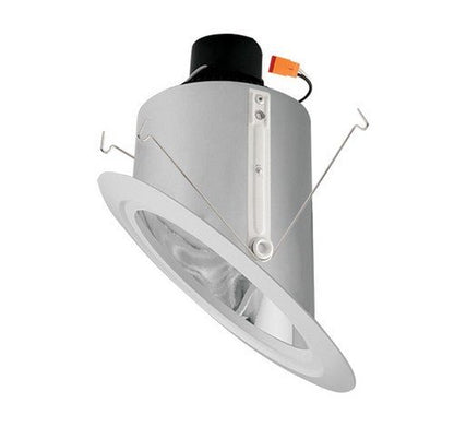 ELCO Lighting EL76130C 15W 6" Super Sloped Ceiling LED Reflector Inserts 3000K, 1050lm - Clear Finish - Sonic Electric