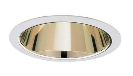 ELCO Lighting ELA99SG 6" Cone Reflector Trim Specular Gold - White Finish - Sonic Electric