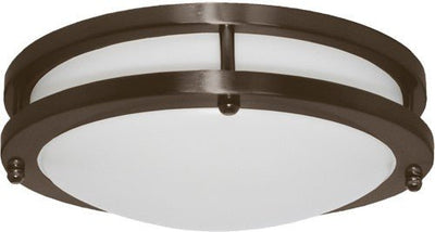 ELCO Lighting ELD21430BZ Darby LED High Lumen Decorative Flush Mount Lights 14 Inch 26W 3000K 1690lm 120V - Bronze Finish