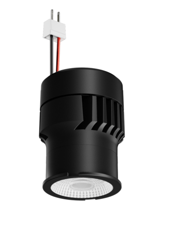 Elco Lighting ELK0827-12 12V AC Retrofit Koto LED Module, 2700K, 800lm, 12V AC - Black Finish