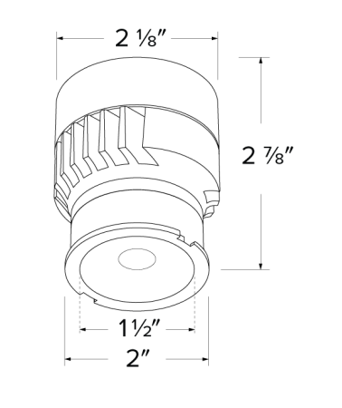 Elco Lighting ELK08SD - 12 12V AC Retrofit Koto LED Module, SunsetK, 800lm, 12V AC - Black Finish - Sonic Electric