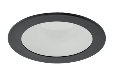 Elco Lighting ELK4112BB 4" Round Adjustable Reflector with Frosted Lens - Black Finish