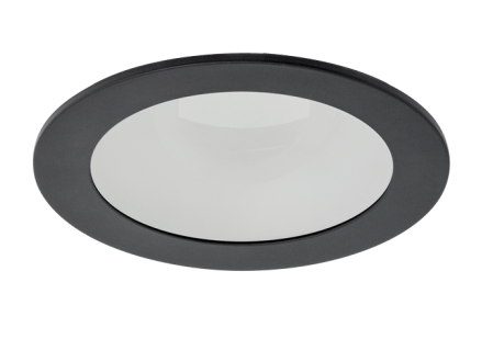 Elco Lighting ELK4112BB 4" Round Adjustable Reflector with Frosted Lens - Black Finish - Sonic Electric