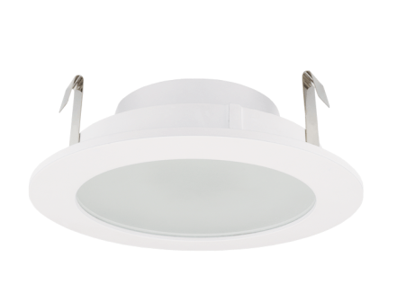 Elco Lighting ELK4112W 4" Round Adjustable Reflector with Frosted Lens - White Finish - Sonic Electric