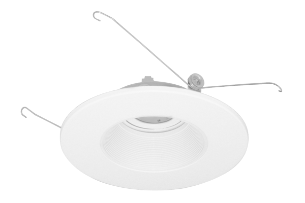 Elco Lighting ELK5493W 5" Round Baffle for Koto Module - White Finish - Sonic Electric