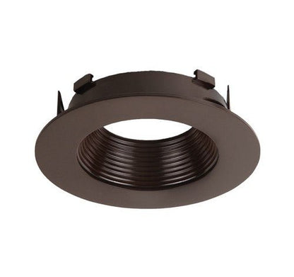 ELCO Lighting ELL4623BZBZ 4" Diecast Round Baffle Flexa Trim - Bronze Finish - Sonic Electric