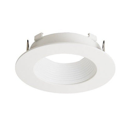 ELCO Lighting ELL4623WW 4" Diecast Round Baffle Flexa Trim - White Finish - Sonic Electric