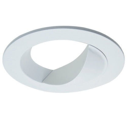 ELCO Lighting ELL4815W Unique 4" Diecast Round Wall Wash Trim - White Finish - Sonic Electric