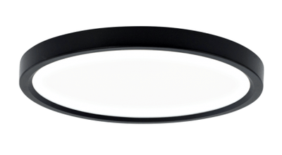 Elco Lighting ELSP63CT5B 6" Round Sky Panel, 900lm - Black Finish