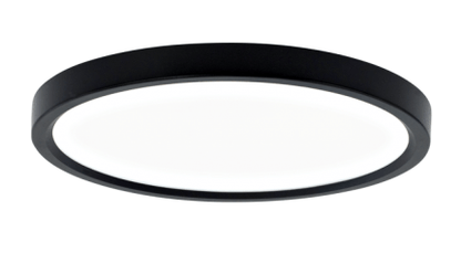 Elco Lighting ELSP63CT5B 6" Round Sky Panel, 900lm - Black Finish - Sonic Electric
