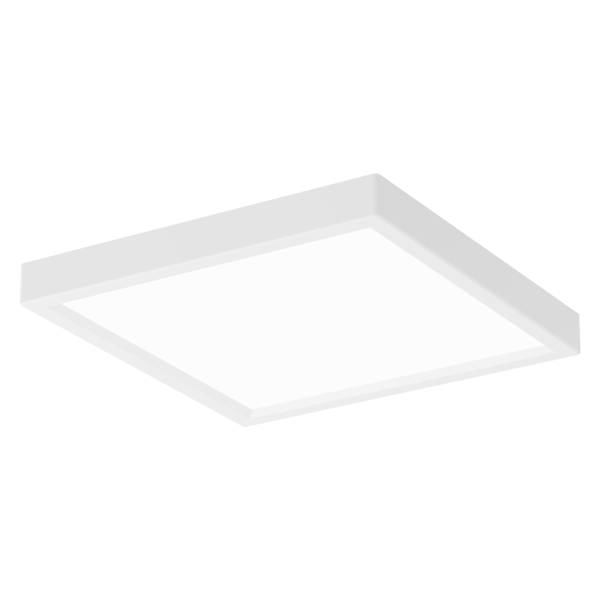 Elco Lighting ELSP66CT5W 15W 6" Square Sky Panel, 120V, 5CCT, 900lm, Triac/ELV - White Finish - Sonic Electric