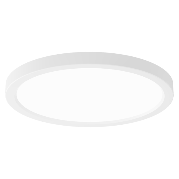 Elco Lighting ELSP83CT5W 18W 8" Round Sky Panel, 5CCT, 1200lm, Triac/ELV - White Finish - Sonic Electric