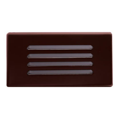 ELCO Lighting ELST21BZ LED Step Light with Angled Louver 2W 3000K 120V - Bronze Finish - Sonic Electric